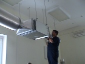 Монтаж приточной вентиляции для офиса до 100 м2